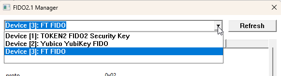 FIDO2.1 Security Key Management Tool - GUI for fido2-manage.exe